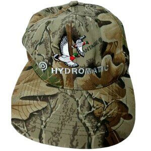 Hydromatic Pump Camouflage Hat Cap Mallard Ducks Advertising Adjustable Strap